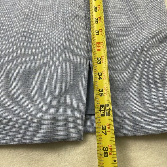 Banana Republic Chambray Sheath Dress Sleeveless Round Neck Light Blue-12 - Picture 8 of 16